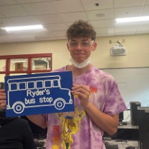 High School Construction Class Students Build Bus Stop Hut For 5-Year-Old Who Uses Wheelchair